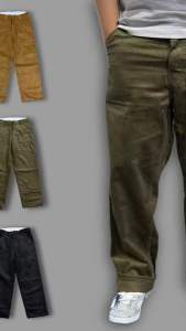 Celana Pria Chinos Celana Corduroy Panjang Long Pants Loose Pants Corduroy Celana Panjang Corduroy Celana Baggy Panjang Coduroy