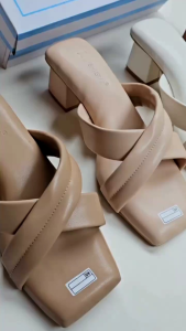 Rmoda Zoe Sendal Heel Wanita Tali Silang Terbaru