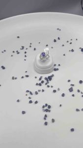 💜 Tanzanite & CZ Diamond Swirl Ring 💜