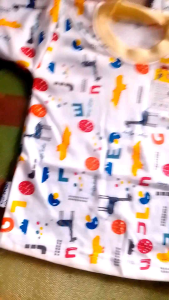 oblong kancing bahu bayi Baru lahir warna baju kancing pundak isi 3 pcs motif