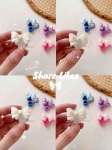4pcs Set Bow 10mm Stanley Cup Accessories Water Bottle Straw Cover bowknot Straw Cover