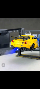 MF🌺 Nissan GTR R35 1:24 JDM sports car Streets Racing Alloy diecast scale model car toys car collection pull back sound light