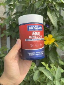 Viên uống dầu nhuyễn thể Bioglan Red Krill Oil Double Strength 1000mg lọ 60V