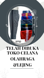Celana Trening Anak untuk Perempuan & Laki-laki | Ukuran SD/TK Tergantung Badan | Bahan Loto Tebal