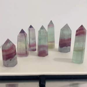 Fluorite Tower Light Purple Green