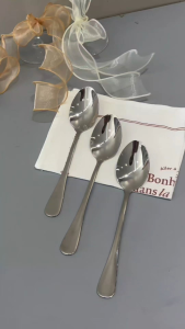 (1PCS) SUS304 Food Grade Premium Quality Stainless Steel Cutlery Set Table Spoon Table Fork