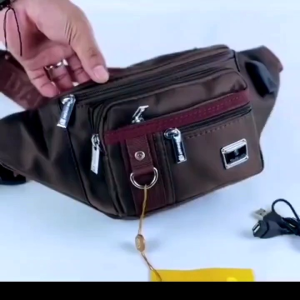 Kurnia Bag-Tas Selempang Pria POLO Danny Tas Pinggang Pria Bahan Waterproof