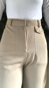 Celana wanita ORO Pants Knit Celana Kulot Highwaist Pants - Celana Kulot Wanita Anti Kusut Premium