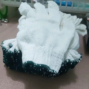 ถุงมือผ้าฝ้าย 5 ขีด (1 แพค 12 คู่)