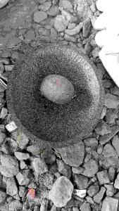 Cobek Lonjong manual pahat 30cm 1set