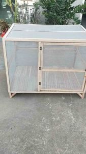 กรงสัตว์เลี้ยง ล้อม2ชั้น รับน้ำหนักได้50กิโล ขนาด80*70*90ซม.