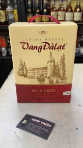 Vang Đà Lạt CLASSIC Đỏ 12% 3 Lít