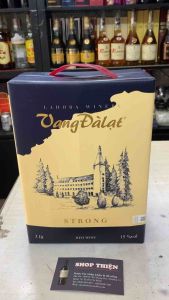 Vang Đà Lạt STRONG Đỏ 15% 3 Lít