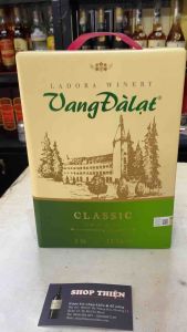 Vang Đà Lạt CLASSIC Trắng 12% 3 Lít