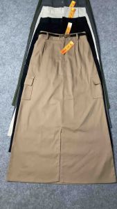Rok Cargo Wanita Katun Twill Combed Premium / Cargo Skirt Wanita