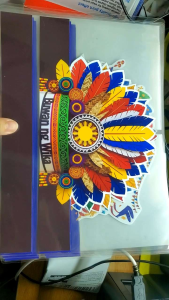 Laminated Waterproof Buwan ng Wika Headdress 2D & 3D Effects Vibrant Print Thick Photopaper Handcrafted Crown Style Hair Accessories