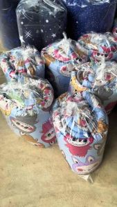 ผ้าปูที่นอน ชุดผ้าปูที่นอน (ลายทอย)ขนาด 3|5|6 ฟุต 🛏 เนื้อผ้าคอตตอน 100% หนานุ่มนอนสบาย🏡☀️🤍