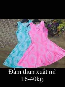 Váy bé gái - đầm bé gái tùng xoè nhóm lớn 4-14t(16-40kg) vnxk
