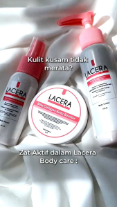 BODYLATION LACERA / PEMUTIH BADAN LACERA  3IN1 1PAKET DAPAT 3