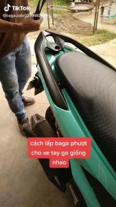 BAGA PHƯỢT LẮP CHO XE CLICK THÁI VÀ XE VARIO 2017 trở về trước tặng kèm xốp bọc gác tay