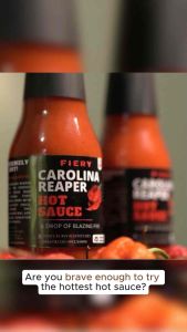 FIERY Carolina Reaper Hot Sauce