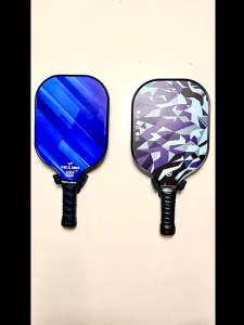 PICKLEBALL PADDLE HOLDER – WALL MOUNTED SPACE SAVING ORGANIZER & STRONG NANO ADHESIVE/SINGLE SCREW- SECURE AND EASY INSTALL by HAFFY FINDS