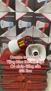 Loa 2pin + lú ếch dài 5m .! Tặng kèm thẻ nhớ 2gb có chép tiếng ếch sẵn.!