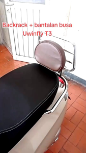 Sandaran belakang & Bantalan Uwinfly T3: Aksesoris Vespa Listrik