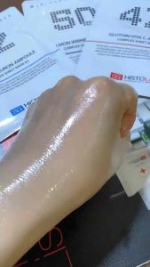 HISTOLAB SG OFFICIAL AQUA HYALURON AMPOULE COMPLEX SHEET MASK 62 Aqua ampoule sheet mask moisturizing skin from dry environment Capacity 30g Product Line MEDICARE SCIENCE