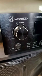 Ampaudio KC3.5 Professional Power Karaoke Amplifier with Key control Optical HDMI Input ( can use for 12" 10" speaker )