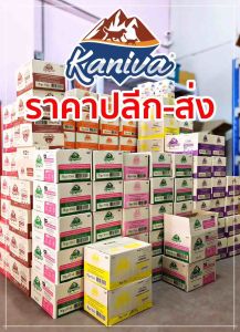 ((มีสูตรใหม่ สูตรไข่ตุ๋นด้วยค่ะ)) Kaniva อาหารเปียกแมว ยกกล่อง 12 ซอง อาหารแมวคานิว่า เนื้อปลาทูน่าเน้นๆ คานิว่า อาหารแมว Kaniva - Lazada