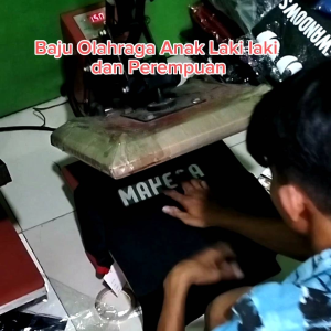 (FREE SABLON NAMA)Baju Badminton Anak Baju Setelan Olahraga Anak Laki laki dan Perempuan