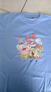 KAOS ANAK GMBAR SPONGEBOB AND FRIENDS TERBARU