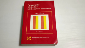 [ENG] Fundamental Method of Mathematical Economics / ผู้เขียน Alpha C. Chiang  (หนังสือโมเดลคณิตศาสตร์เชิงเศรษฐศาสตร์)  - หนังสือมือสอง หนังสือเก่าหายาก