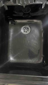 อ่างสระผมพลาสติก ขาอลูมิเนียม เป็นรุ่นที่ได้รับความนิยมมากที่สุด ผลิตจากวัสดุเกรด A สินค้าพร้อมส่ง