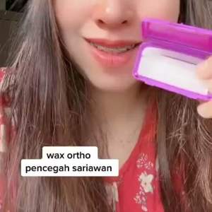 ORI WAX ORTHO BEHEL GIGI : LILIN DENTAL GUM ANTI SARIAWAN . ORTHODONTIC FRUIT WANGI BEHELLDENTAL BISA COD