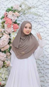 An Naura Shop - Pashmina Instan Salsa Malaya Layer Pashmina Oval Layer Jersey Terbaru