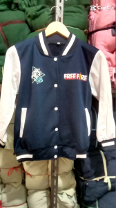 Jaket Varcity Anak Terbaru FF EVOS Dari Usia 2 3 4 5 6 7 8 9 10 11 12 13 Tahun/ Jaket Varcity Anak Laki Laki Perempuan Terbaru Kekinian Trendy Bergaya
