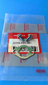 kleman tahanan gear depan + baut 2 pcs Honda maga pro gl pro Tiger original