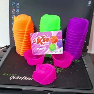 cetakan apem jelly bentuk mawar merk kh