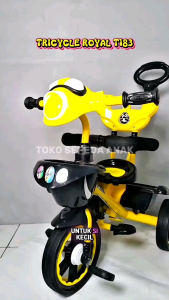Sepeda Roda Tiga Anak Royal 183 Dengan Lampu Dan Musik