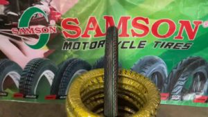 ยางนอกมอเตอร์ไซต์ Samson(แซมซัน) ขอบ17 และขอบ14 ลายไฟ ลายเวฟ 110i ลายร็อคกี้ และลายสิบล้อ สำหรับมอเตอร์ไซต์ทั่วไป มีมอก. ของเเท้100%!!!