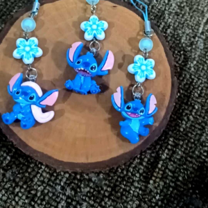 TALI HP Stitch Manik Simpel - Strap Hp Stitch Manik Luxury - Gantungan Hp Stitch Simpel