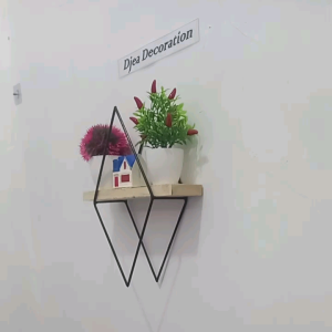 Rak dinding estetik rak dinding belahketupat estetik rak dinding hias