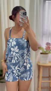 CAMI LAYERED TOP AND SHORTS