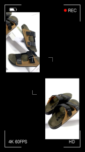 KRALZ Sendal casual pria - Nobu series Black mocca