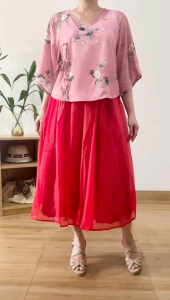 ECLAIRE 003 Setelan Rok Cheongsam Etnis Imlek CNY Pesta Anniversary Import ogll