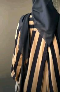 Maxi Dress Salur Bahan Katun Import Premium Bisa Busui