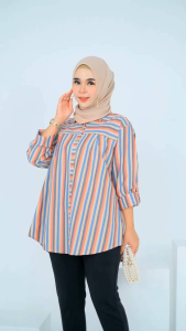 BLUS KEMEJA SALUR KEKINIAN/BLUS SALUR LD120CMMUAT SAMPAI BB 85KG