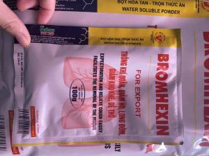 BROMHEXIN Sakan (100g) giảm ho long đờm dễ thở cho chó mèo gia súc gia cầm